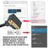 Chenyang VGA RGB 3COAX+6C 90 Degree Down Angled Extension Cable for Monitor Projector Computer