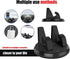 Pack-1 Car Dashboard Cell Phone Holder, 360 Degree Rotation Navigation Bracket for Most Cars, SUVs and Vans (Black)