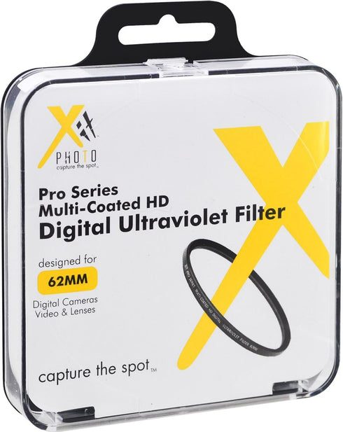 Xit XT62UV 62 Camera Lens Sky and UV Filters
