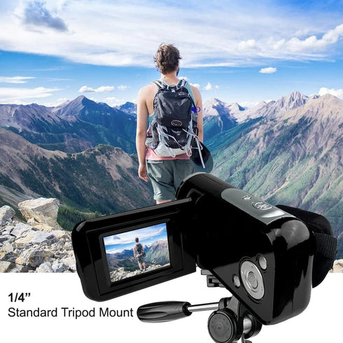 eDealz 16MP 16x 2.4" 32GB HD Mini Digital Camcorder with Zoom Compact Video Camera with Screen, SD Card & USB Cable