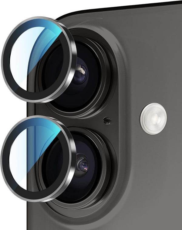 PandaShield 2-Pack Camera Lens Protector for iPhone 17/16/16 Plus, [Anti-Reflection & 98%