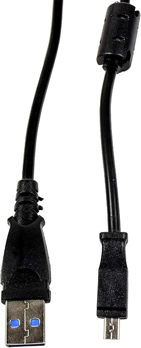 HQRP USB Cable/Cord for Kodak EASYSHARE C653, C663, C703, C713, C743, C763, C875, C913, CD33, CD40