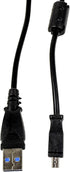 HQRP USB Cable/Cord for Kodak EASYSHARE C653, C663, C703, C713, C743, C763, C875, C913, CD33, CD40