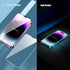 2 Pack Tempered Glass Screen Protector for iPhone 14 Pro Max (6.7") - Luminous, HD Clear, Easy Install, Strong