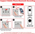 XLW Box,16MB Speaker,16 Voice Recorder Box, Support Bluetooth & MIC Recording Audio Sound Module with Min Easy Sound