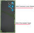 Galaxy Black S23 Ultra Back Glass Replacement for Samsung Galaxy S23 Ultra 5G Back Glass Cover with Pre-Installed Camera Lens and Adhesive + Repair Tool Kits