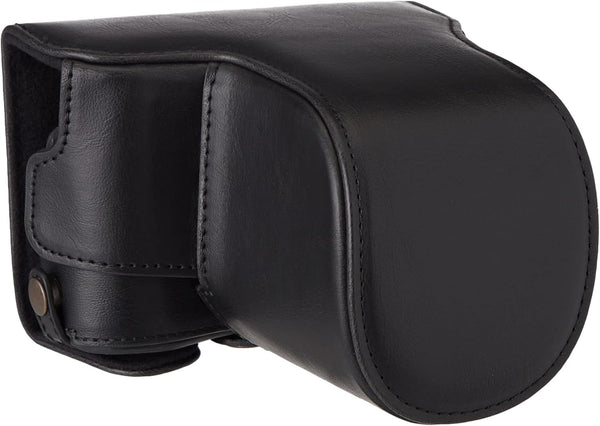 MegaGear Ever Ready Leather Camera Case Compatible with Olympus Pen E-PL10, E-PL9 (14-42mm)