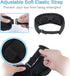 Sleep Headphones Black - Update Wireless 3D Eye Mask with Ultra-Thin HD Stereo Speakers for Side Sleepers, Travel