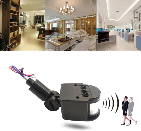 HANNAHONG AC110-220V, PIR Motion Detector, Motion Sensor Replacement, Waterproof Outdoor,Human Body Sensor for LED