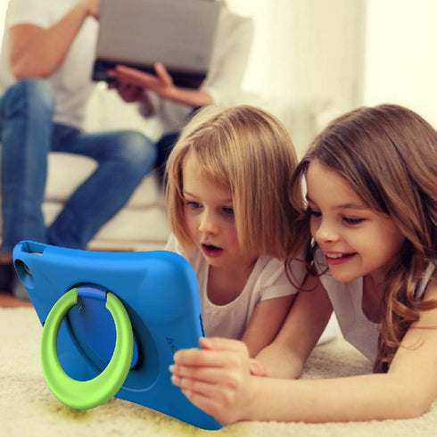 NLR FUN Pepkoo Kids EVA Case for iPad, Multi-Direction Stable Stand, Compatible with 10.5-Inch iPad Air 2019