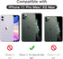 JETech 3-Pack Full Coverage Screen Protector for iPhone 11 Pro Max/XS Max 6.5", Black Edge, 9H Tempered Glass, HD Clear