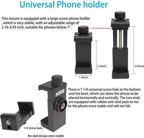 Pellking POV/Vlog Smartphone Head Strap Mount Kit, Compatible with iPhone, Samsung, Hero 1-9, DJI Osmo
