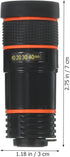 POPETPOP 8X Universal Telephoto Smartphone Camera Lens Kit High-Definition Macro External Phone Lens for Mobile