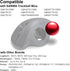 SANWA 34mm/1.34in Small Trackball Replacement Ball for Logitech M575, M570, MX Ergo, ELECOM, Kensington, Red