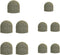 Replacement Fiber Mesh Tips for Stylus Pens, 10 Pieces Fine Tip Stylus Replacement Tips for Touch Screens