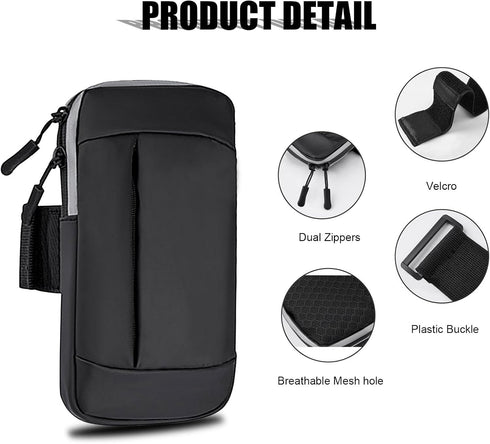 Phone Holder for Running Armband, Cell Phone Holder for iPhone 15 14 13 12 11 Pro Max Xs Xr X 8 7 6 Plus Galaxy Ultra