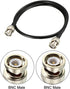 uxcell RG58 Coaxial Cable with BNC Male to BNC Male Connectors, 50 Ohm, 20 Inch
