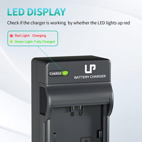 NP-FZ100 Battery Charger for Sony Cameras A9 A9R A9S A9II A7C A7SIII A7III A7RIII A7RIV A7IV A6600 with LED Display