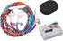 URIZONS Nylon Braided Tangle Free in Ear Headphones - Colorful Wraps Wired Earbuds with Microphone Compatible with
