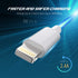 Novtech MFi Certified Lightning Cable 3 Pack - 3FT iPhone Charger, Fast Charging for iPhone 14, 13, 12, 11, 8, 7, White.