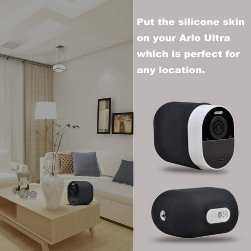 Silicone Skins for Arlo Pro 4/Ultra 2, 4 Pack Protective Case Cover for Arlo Ultra/Ultra 2 & Pro 4/Pro 3 Camera