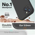 LOVE 3000 iPhone 14 Case, Black Premium Silicone Shockproof with Soft Anti-Scratch Microfiber Lining for 6.1"