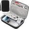 Hard Electronic Organizer Travel Case, Electronics Accessories Organizer Pouch Bag, Double Layer Shockproof Box for