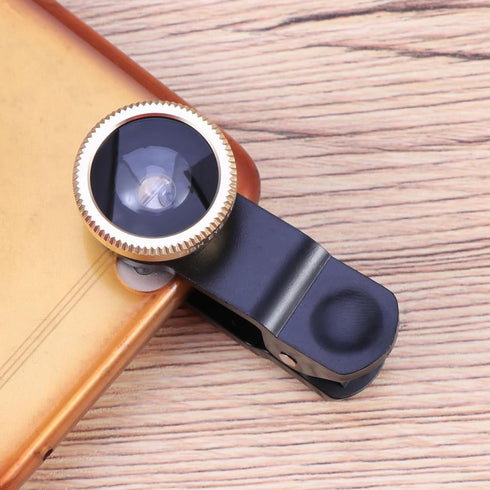 ibasenice 3 1 in Phone Camera Lens Kit Clip-on Wide Angle Macro Fisheye Lens for Smartphones Compatible with iPhone