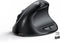 Lekvey Ergonomic Mouse, Vertical Wireless Mouse for Small/Medium Hands, Rechargeable with USB Receiver,