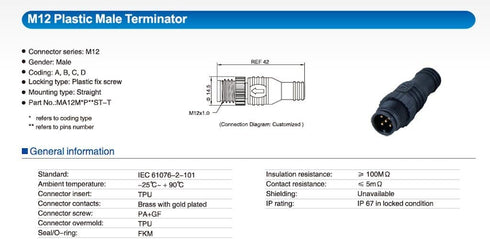NMEA 2000 Male Terminator