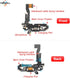 Dock Connector for iPhone 12 Pro Charging Port Replacement, USB Charger Board Flex Cable Parts with Tools