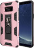 Samsung Galaxy S8 Plus Case - Military Grade Heavy Duty Shockproof Cover with Built-in Kickstand, Rose Gold