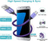 Android Charger, 2-Pack Fast Charging 6FT Micro USB Charger Cable for Samsung Galaxy S5 S6 S7 Edge J7V J3 J5 & More