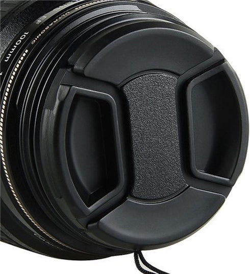 77mm Lens Cap for Canon RF 24-105mm F/4L with Keeper, ULBTER Center Pinch Lens Cap & Strap Keeper - 2 Pack