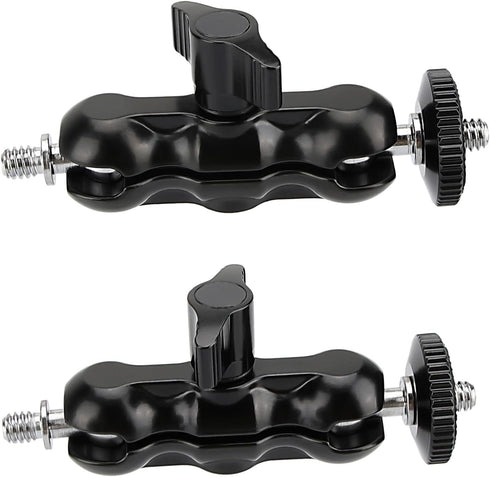 CAMVATE Universal Magic Arm with 1/4"-20 Thread, Black, 2 Pieces