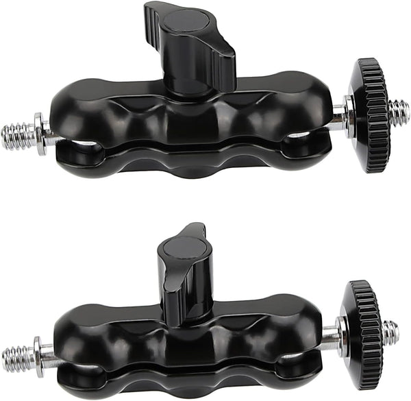 CAMVATE Universal Magic Arm with 1/4"-20 Thread, Black, 2 Pieces