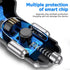 2Pack 60W USB Car Charger, Fast Charging Cigarette Lighter Adapter with 2 Ports, Type C Mini Car Charger for iPhone