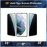 2+2 Pack Privacy Screen Protector and Camera Lens Protector for Samsung Galaxy S24, 9H Hardness, HD Tempered Glass Film