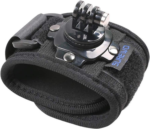 SUREWO Wrist Strap Mount for GoPro Hero 12/11/10/9/8/7/6/5 Black, DJI Osmo Action 4/3, Insta 360 ONE R, AKASO/Campark