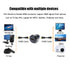 PENGLIN 2PCS HDMI Panel Mount Connector, HDMI 2.0 Female to Female Display Connector, Supports 4K Resolution for TV,