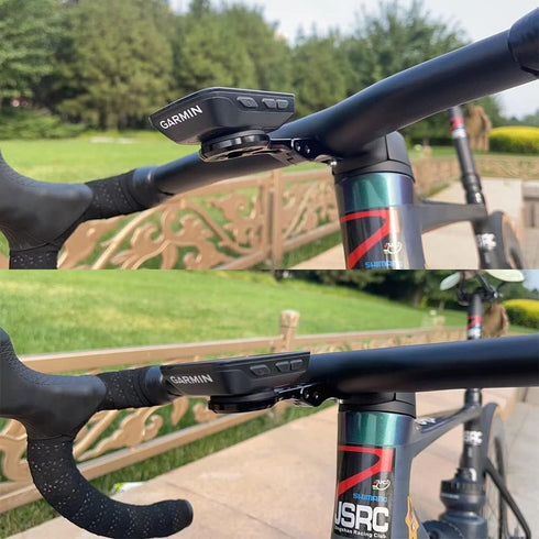 Out Front Bike Stem Handlebar Combo Mount for Garmin Edge, Wahoo Elemnt, Bryton Rider, Compatible with Scott Foil