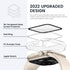 Tensea Waterproof Apple Watch Screen Protector Case for Series 9/8/7, 41mm, Tempered Glass Film, Sweatproof Bumper