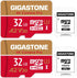 Gigastone 5-Years Data Recovery 32GB Micro SD Card 2-Pack, 4K Camera Pro, Compatible
