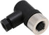 M12 8 Pin Aviation Sensor Connector Waterproof Screw Threaded Coupling Electrical Connector Field Wireable Right Angle