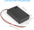 Goweewon 2 Pack 3 (3x1.5 4.5V Pack (3 AA Battery Holder, AA Battery Holder with Leads, with Switch, Volt) AA Battery
