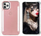 Front and Back Selfie Light Up Case for iPhone 12 Pro Max, Rechargeable LED Flash Lighting for Live Stream/Makeup/TikTok