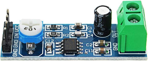 HiLetgo 5pcs LM386 Mono Audio Amplifier Module, 200 Times AMP Solo 5V-12V 10K Adjustable
