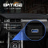 BATIGE Square Single Port USB 3.0 Panel Flush Mount Extension Cable with Buckle for Car Truck Boat Motorcycle Dashboard 6ft