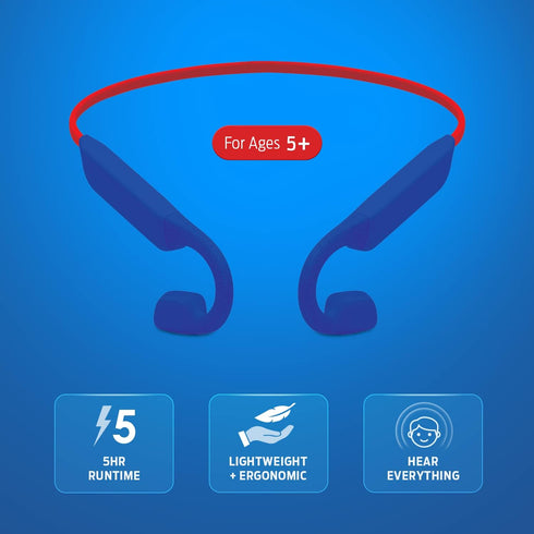 Helix Air Jammers Kids Bluetooth Air Conduction Open Ear Headphones