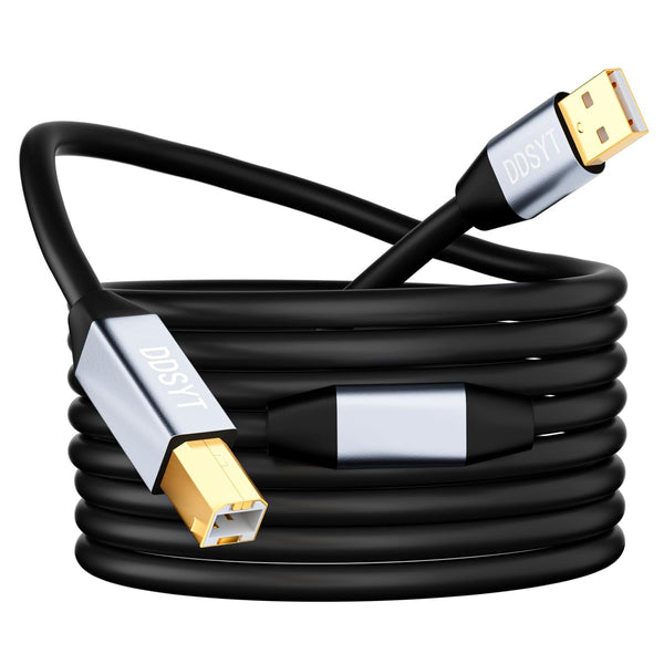 DDSYT Active USB 2.0 Printer Cable with Signal Booster for Remote Office Scanners